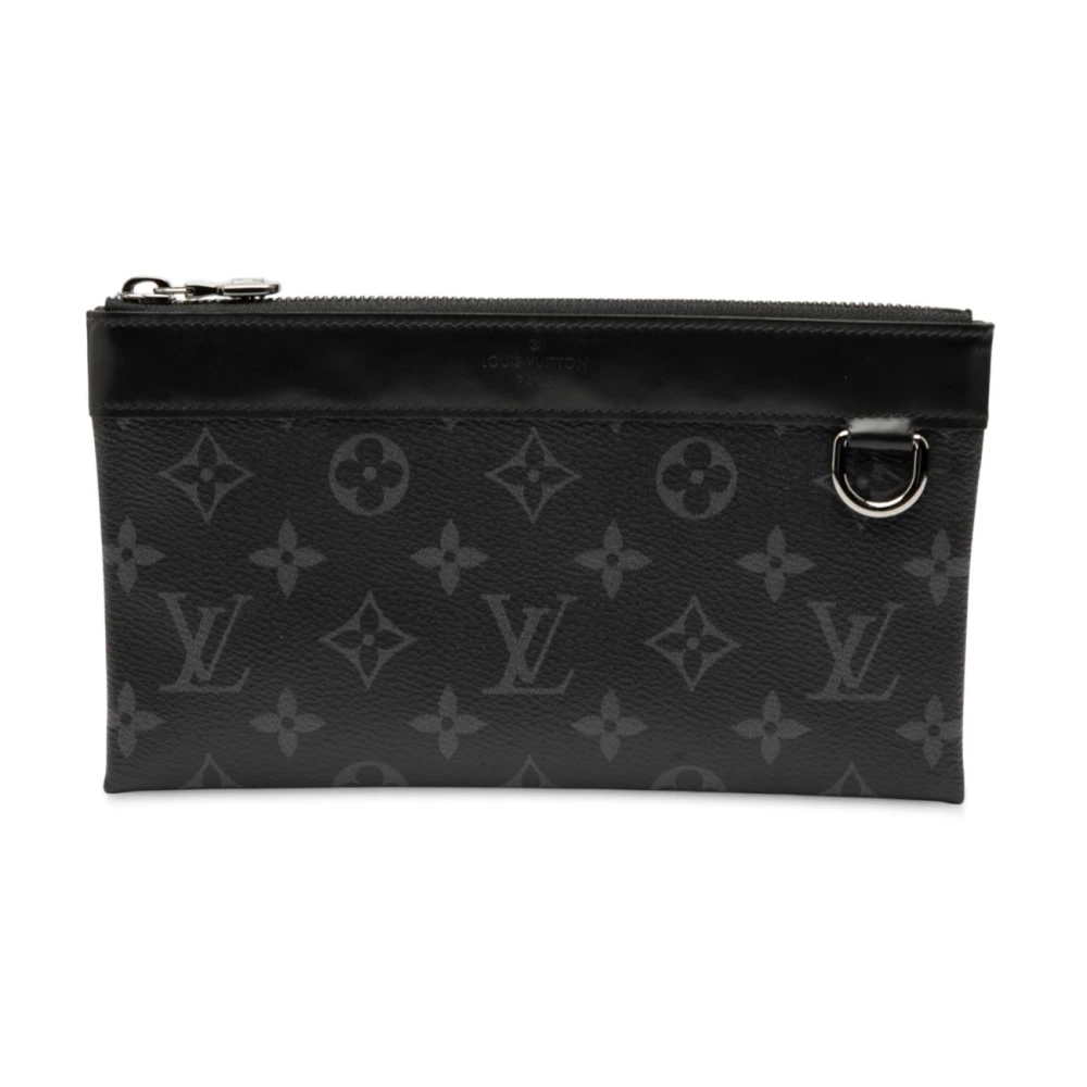 Louis Vuitton Vintage Women's Black Pre-Owned Leather Pouch