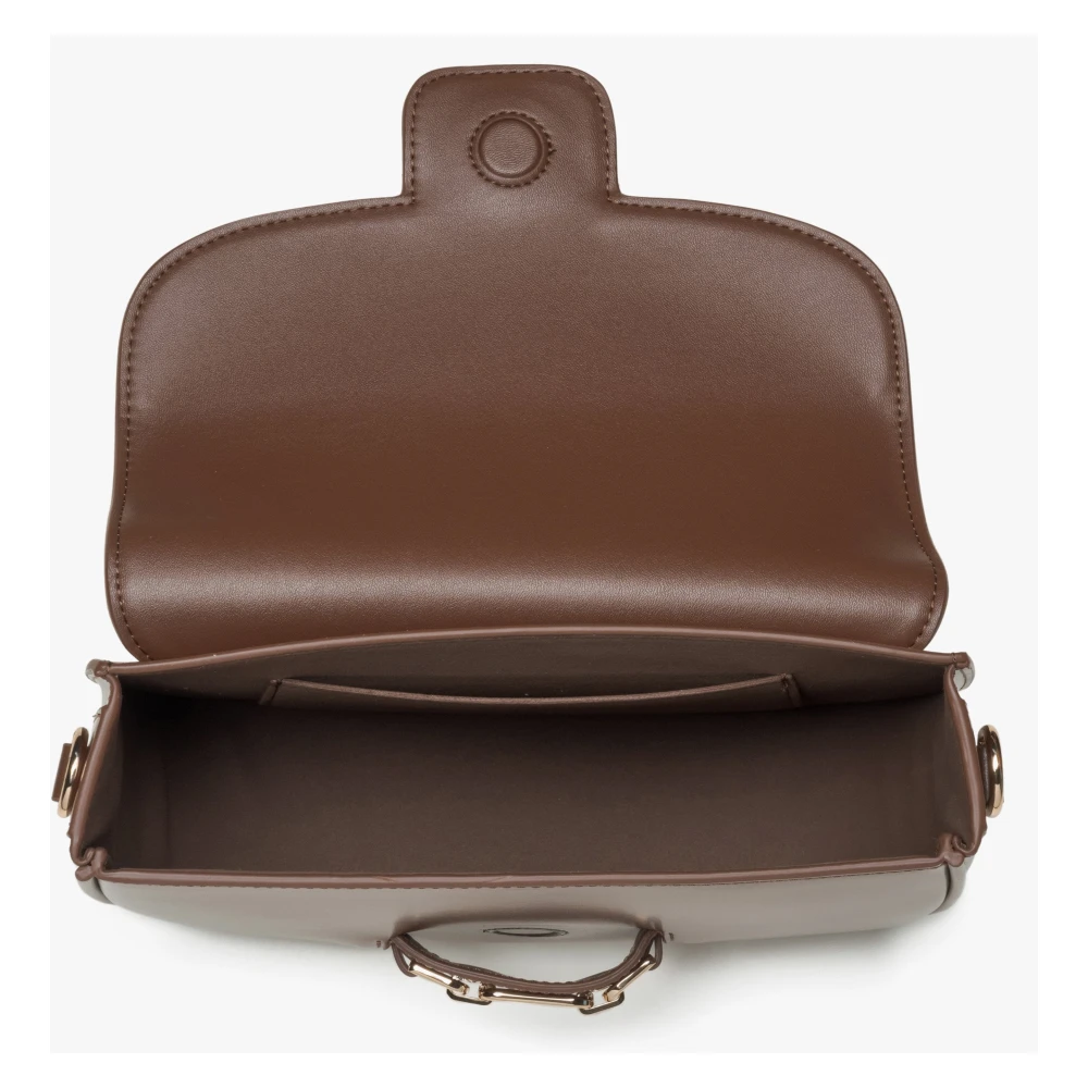 Estro Dames Bruine Schoudertas met Verstelbare Band Er00115793 Brown Dames