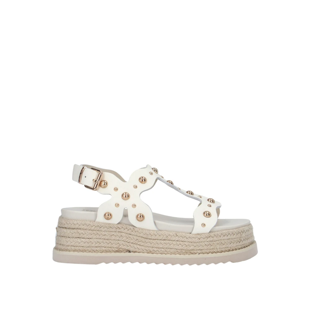 Cult Vrouw Wit Schoenen Dames, 41 Eu, Leer, Doja Sandal