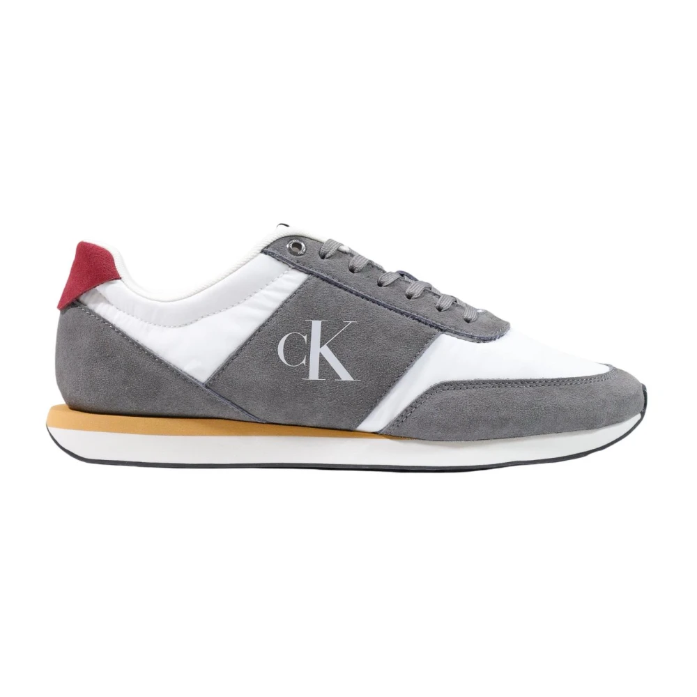 Calvin Klein Men's Multicolor Sneakers, 7 Uk, Retro Runner Bans