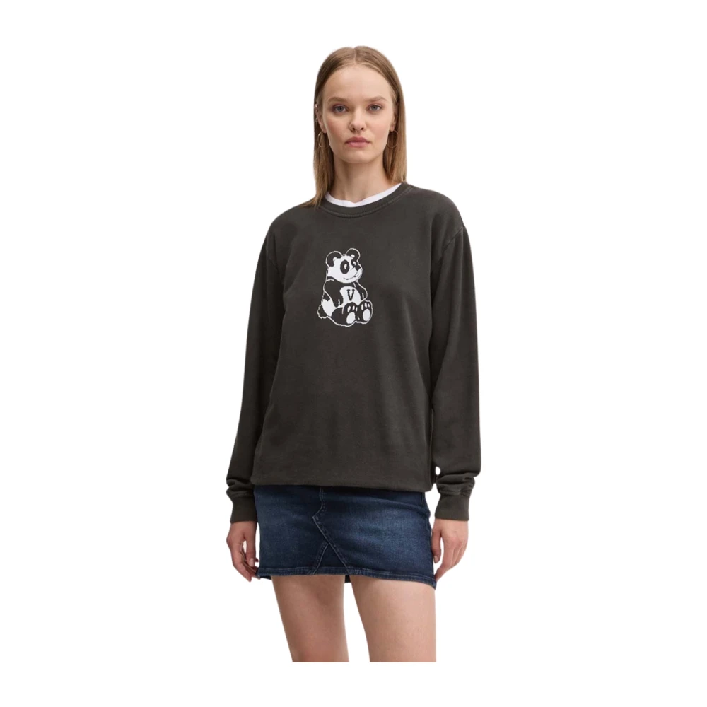 Vans Crewneck Sweatshirt Black Dames
