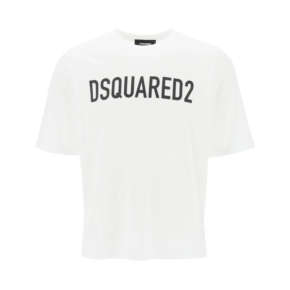 Dsquared2 Men's White Casual Cotton Tee Shirt