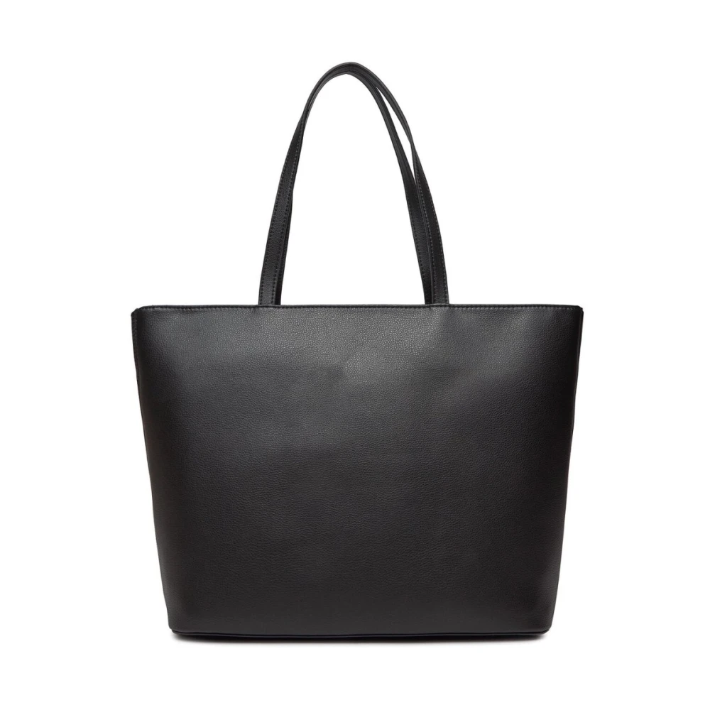 Tommy Hilfiger Imitatieleren Tote Tas Zwart Black Dames