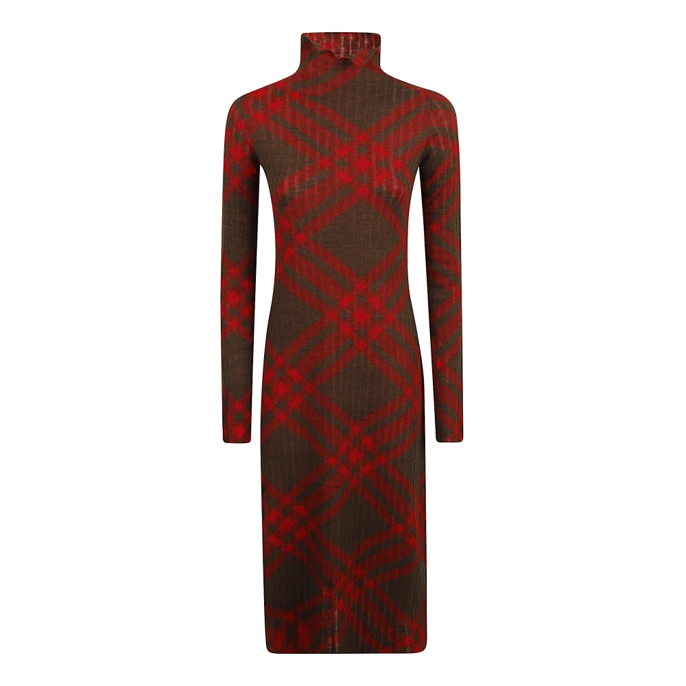 Burberry Elegante Jurken Collectie Red Dames