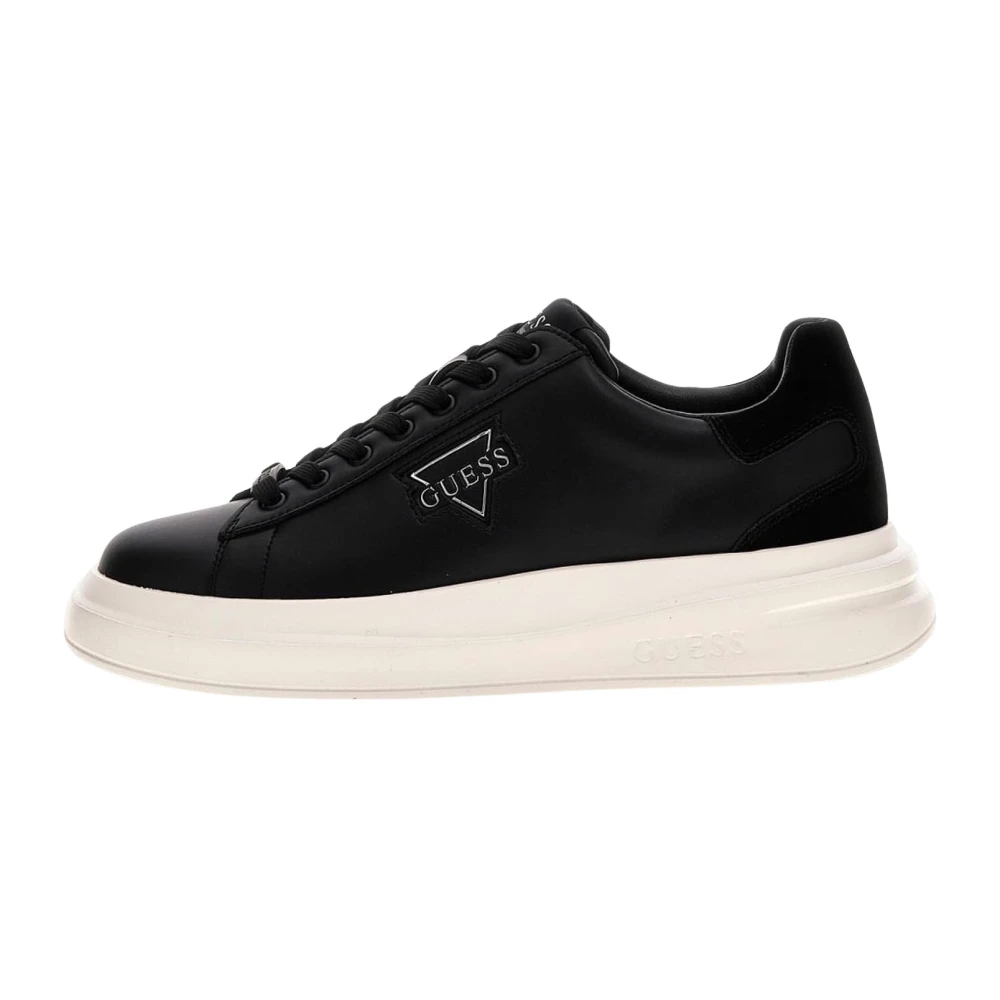 Guess Men's Black Elban Trainers - Sneakers - 10 Uk - Shoes