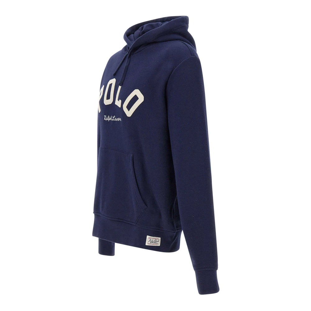 Polo Ralph Lauren Klassieke Katoenen Sweatshirt Blauwe Hoodie Blue Heren