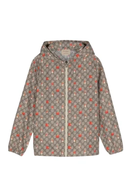 Beige Monogram Peter Rabbit Hoodie Jacket