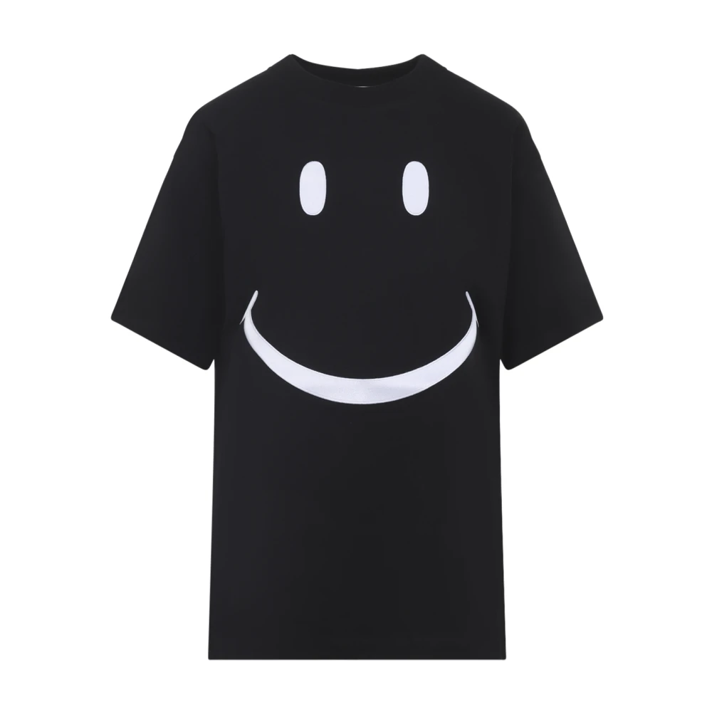 Moschino Vrouw Zwart Tops Dames, Xs, Katoen, T-Shirt & Polo Collectie Aw 25