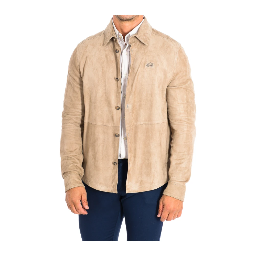 La Martina Men's Beige Long Sleeve Jacket