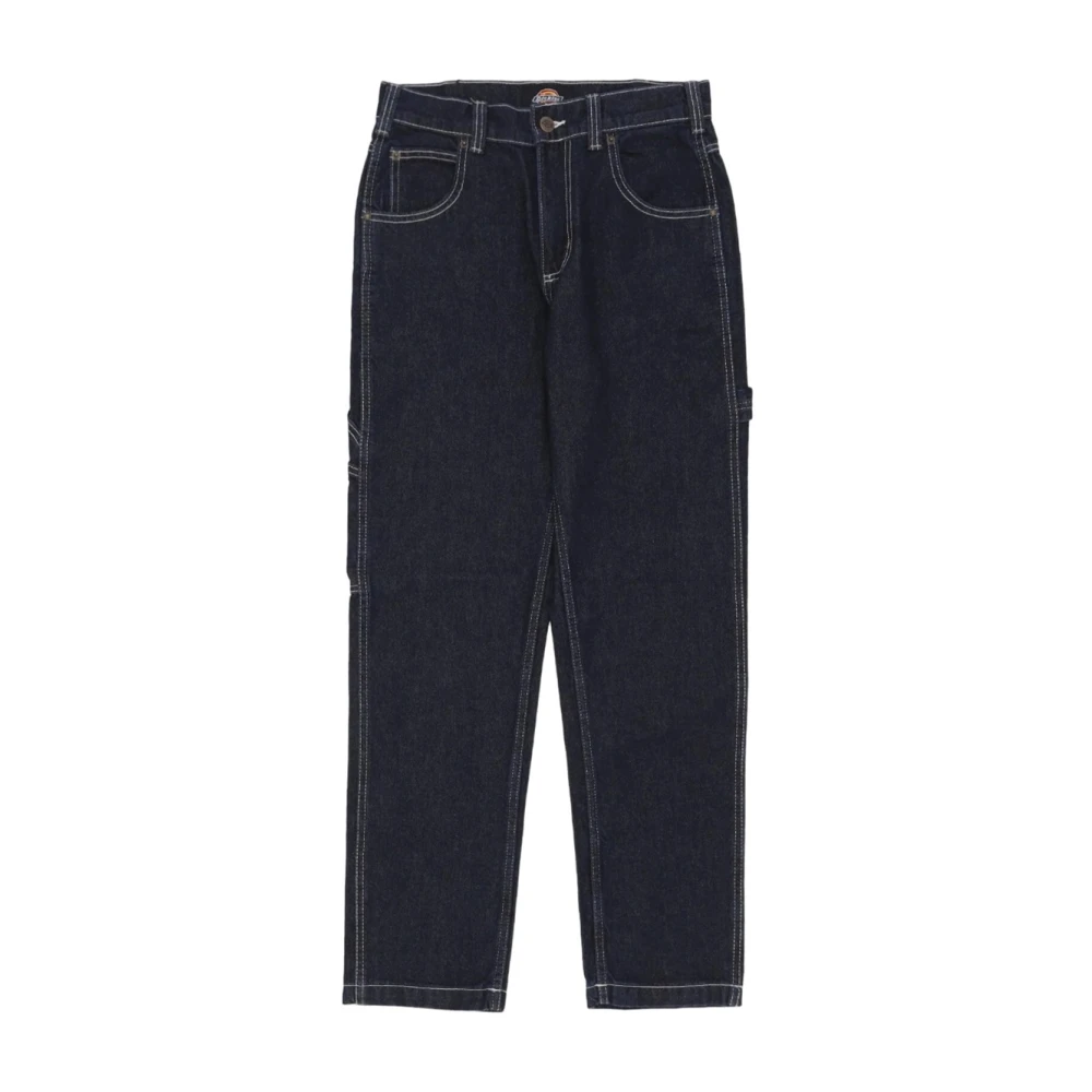 Dickies Cargo Broek met Carpenter Details Blue Heren