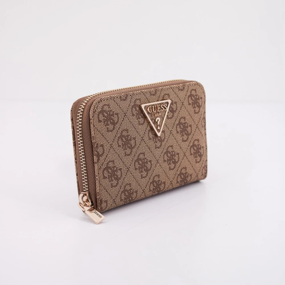 Guess Rits Portemonnees & Kaarthouders Laurel Stijl Brown Dames