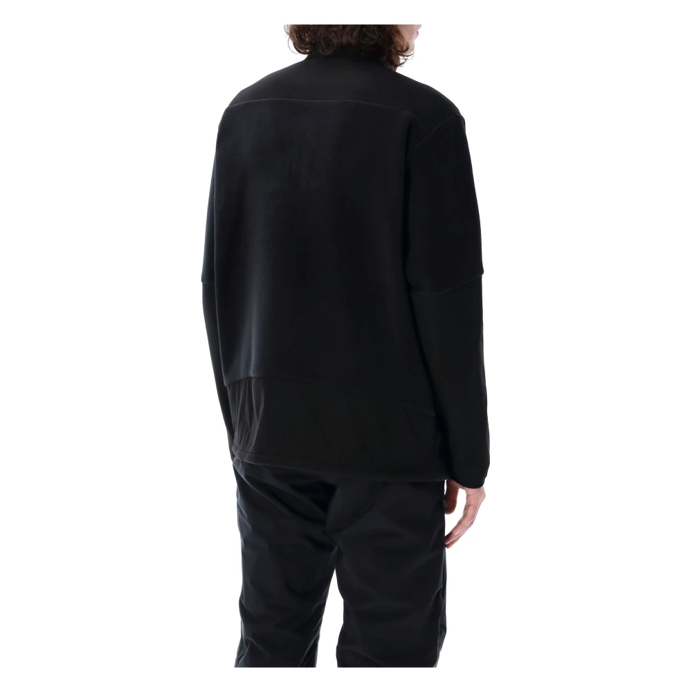 Snow Peak Zwarte Double Face Fleece Jas Black Heren