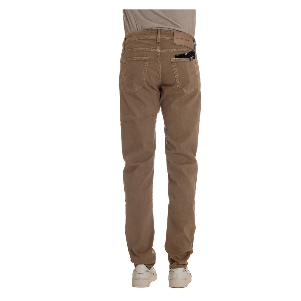 Jacob Cohën Luxe Denim Jeans Nick Fit Beige Heren