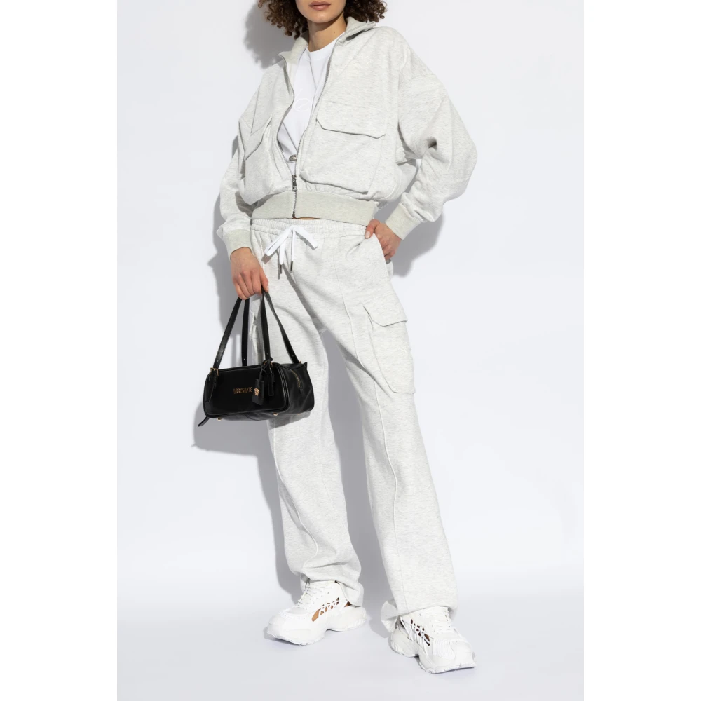 Versace Sweatshirt met zakken Gray Dames