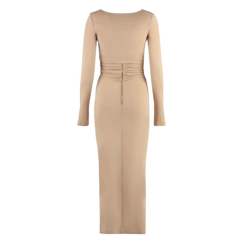 Dolce & Gabbana Elegante Jurk voor elke gelegenheid Beige Dames