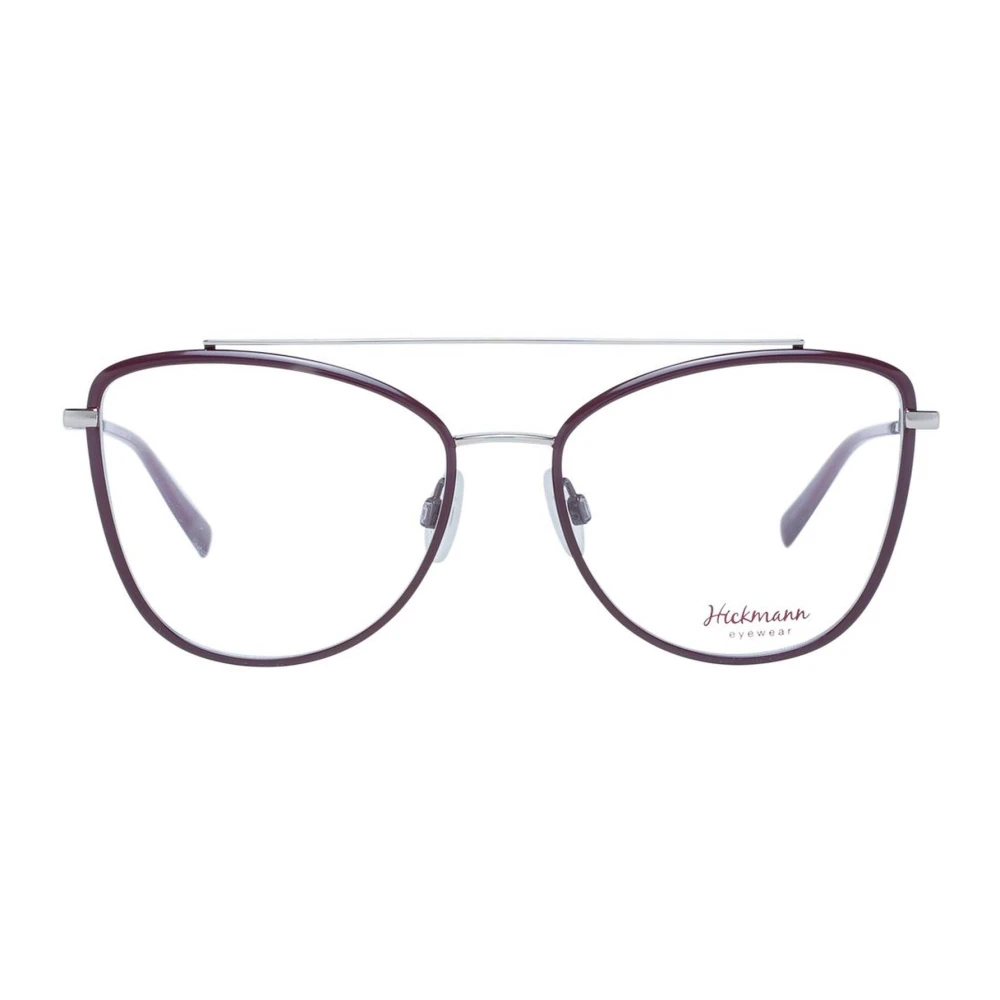 Ana Hickmann Paarse Metalen Aviator Optische Frames voor Vrouwen Purple Dames