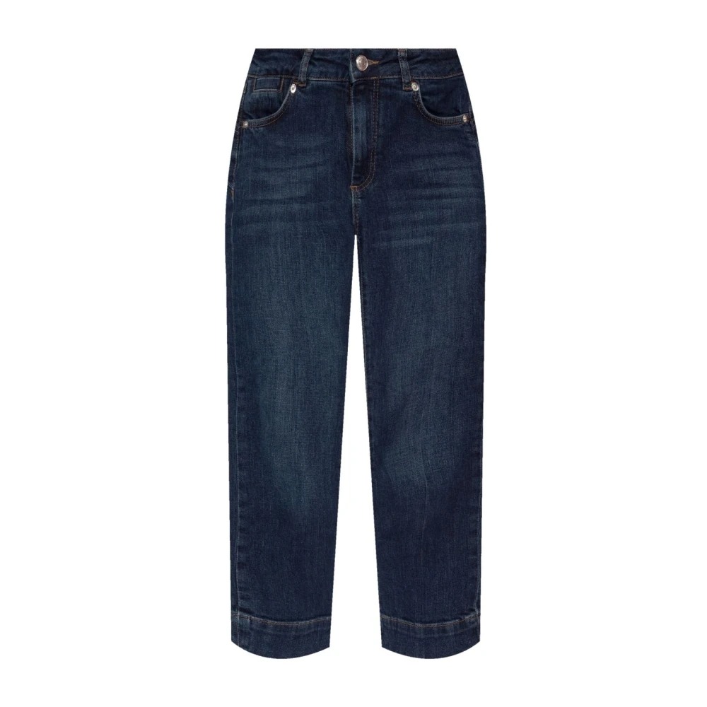 SPORTMAX Stijlvolle Denim Jeans Umbria 007 Blue Dames