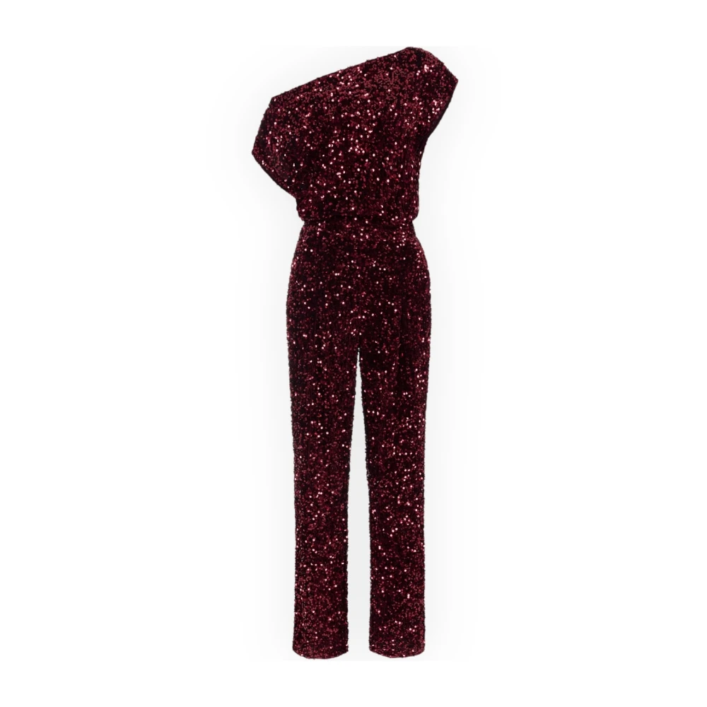 Elisabetta Franchi Stijlvolle Jumpsuit voor Moeiteloze Stijl Red Dames