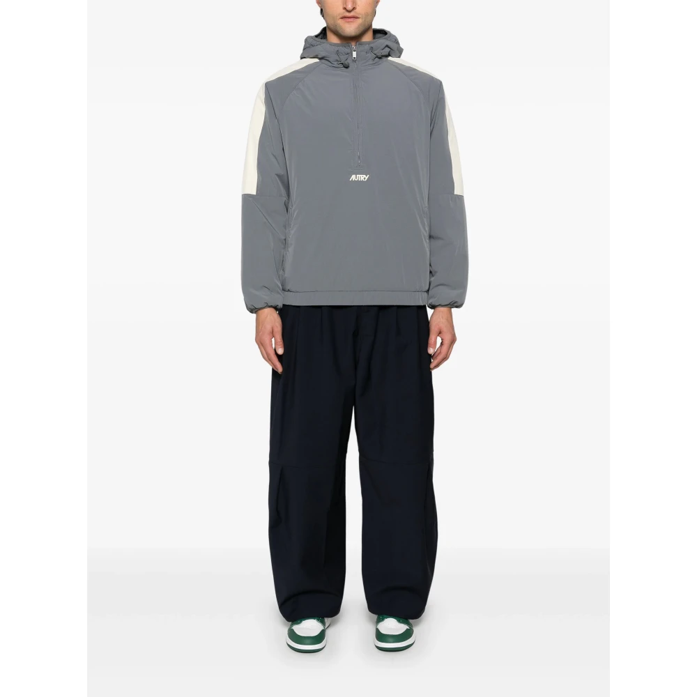 Autry Nylon Anorak Jas Gray Heren