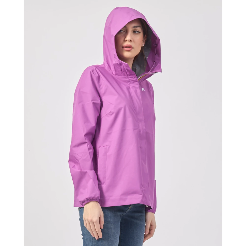 K-way Paarse Slim Fit Jas Marguerite Purple Dames