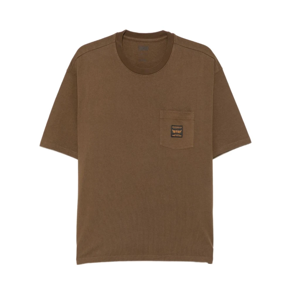 Levi's Uomo Marrone Top, M, New,