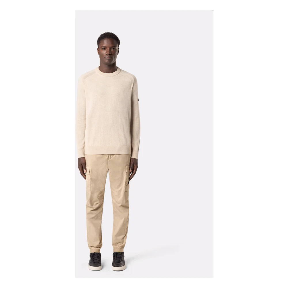 Stone Island Beige Cargo Jogger Broek Beige Heren