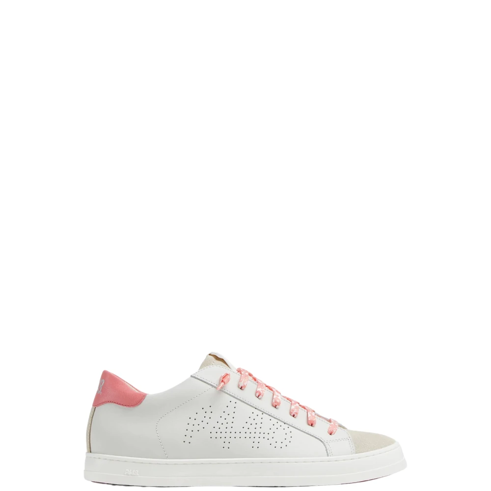 P448 Tropisch Witte John Sneakers Dames Schoenen
