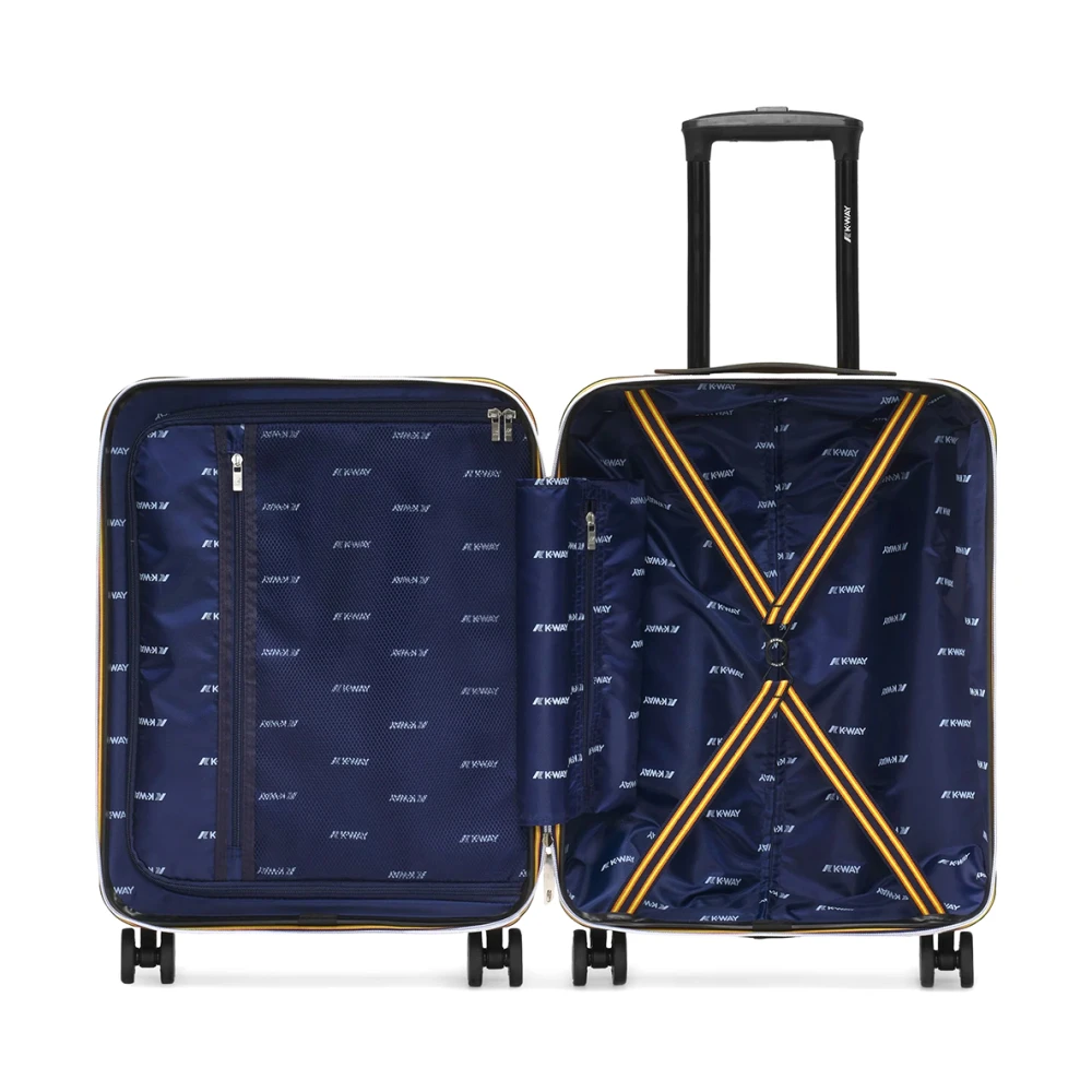 K-way Reis Cabin Trolley met 360° Wielen Yellow Dames