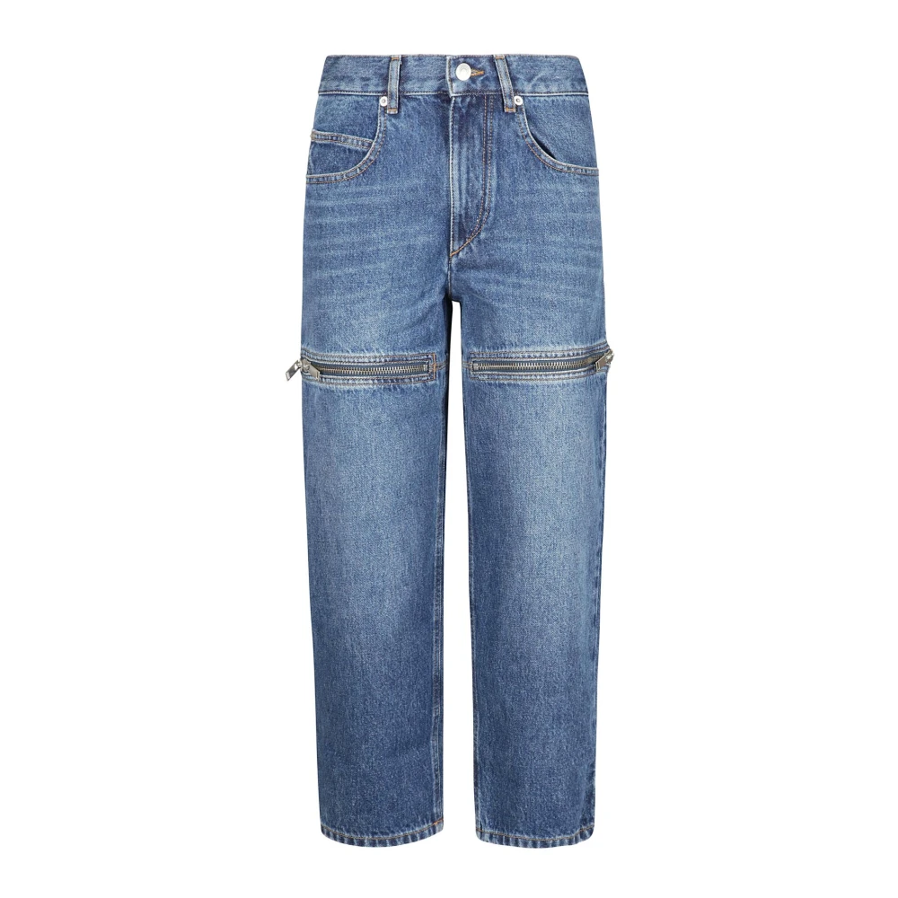 Isabel Marant Étoile Klassieke Straight Jeans voor Vrouwen Blue Dames