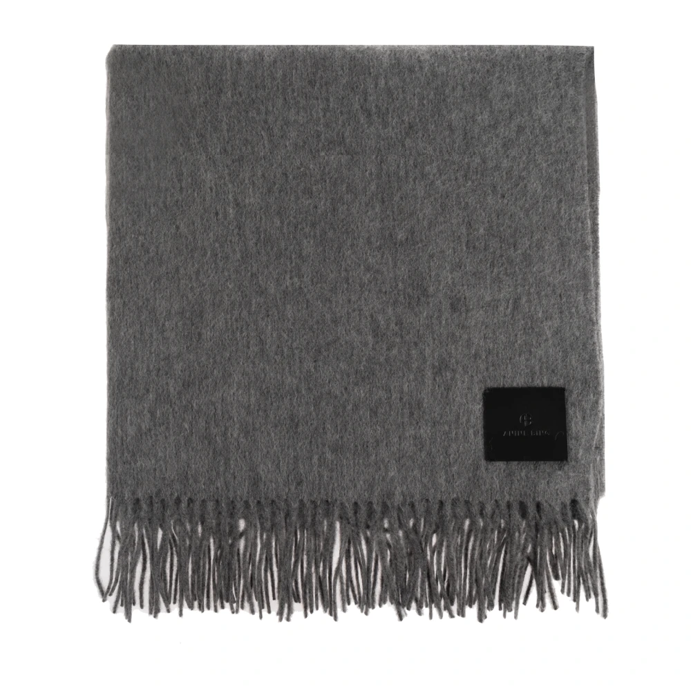 Anine Bing Women's Gray Wool Scarf
