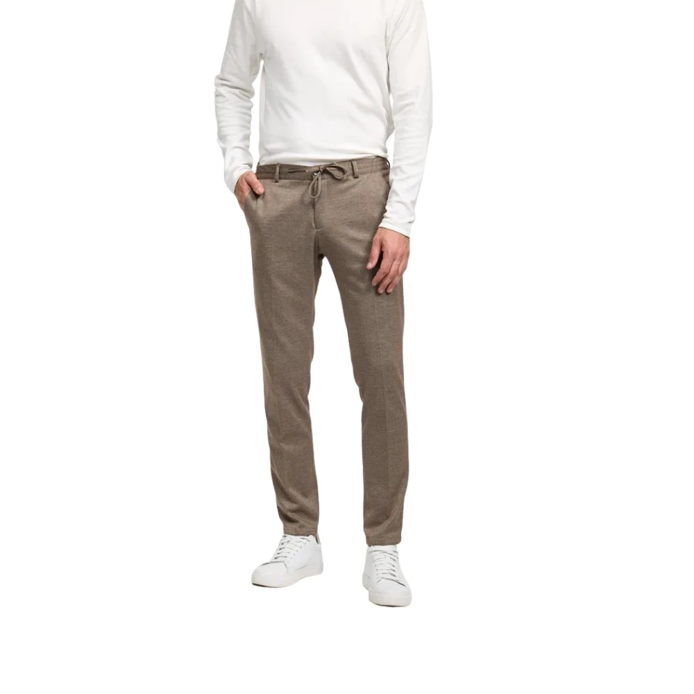 Zuitable Taupe DiSpartaflex Broek Beige Heren