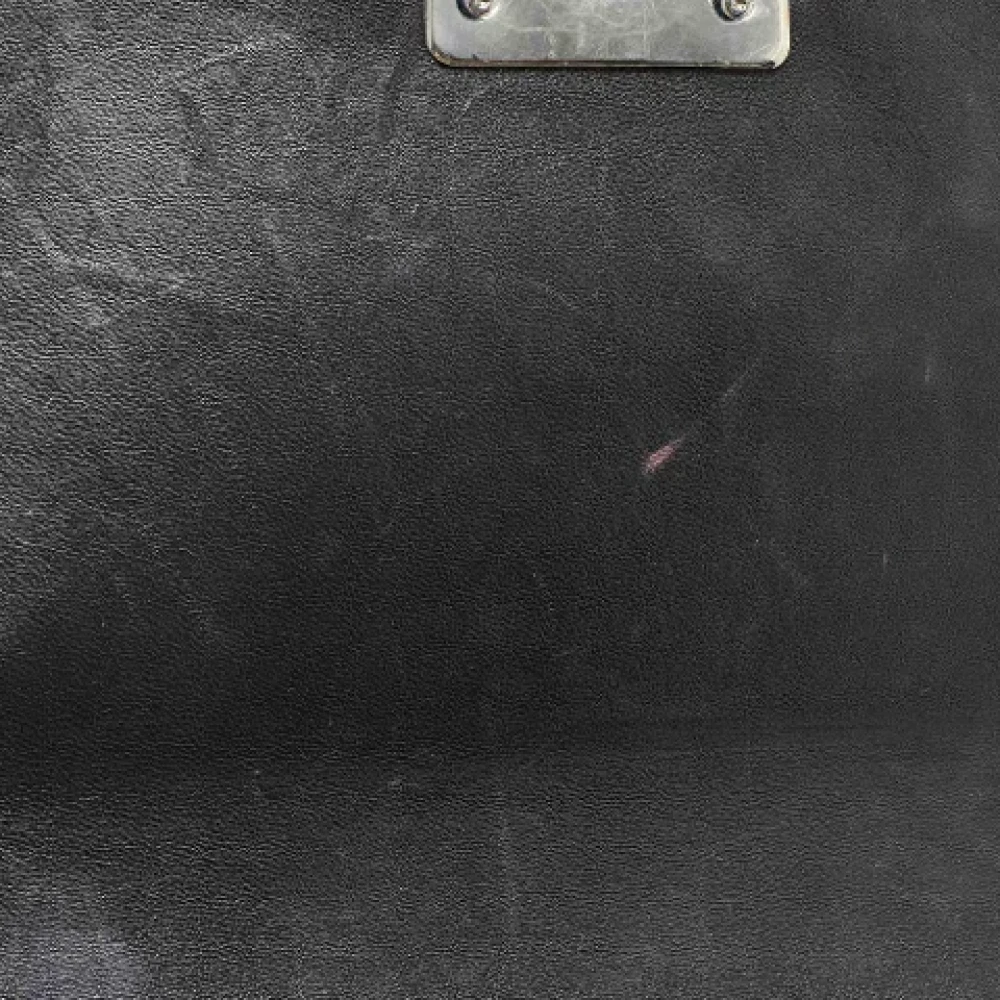 Chanel Vintage Pre-owned Leather chanel-bags Black Dames