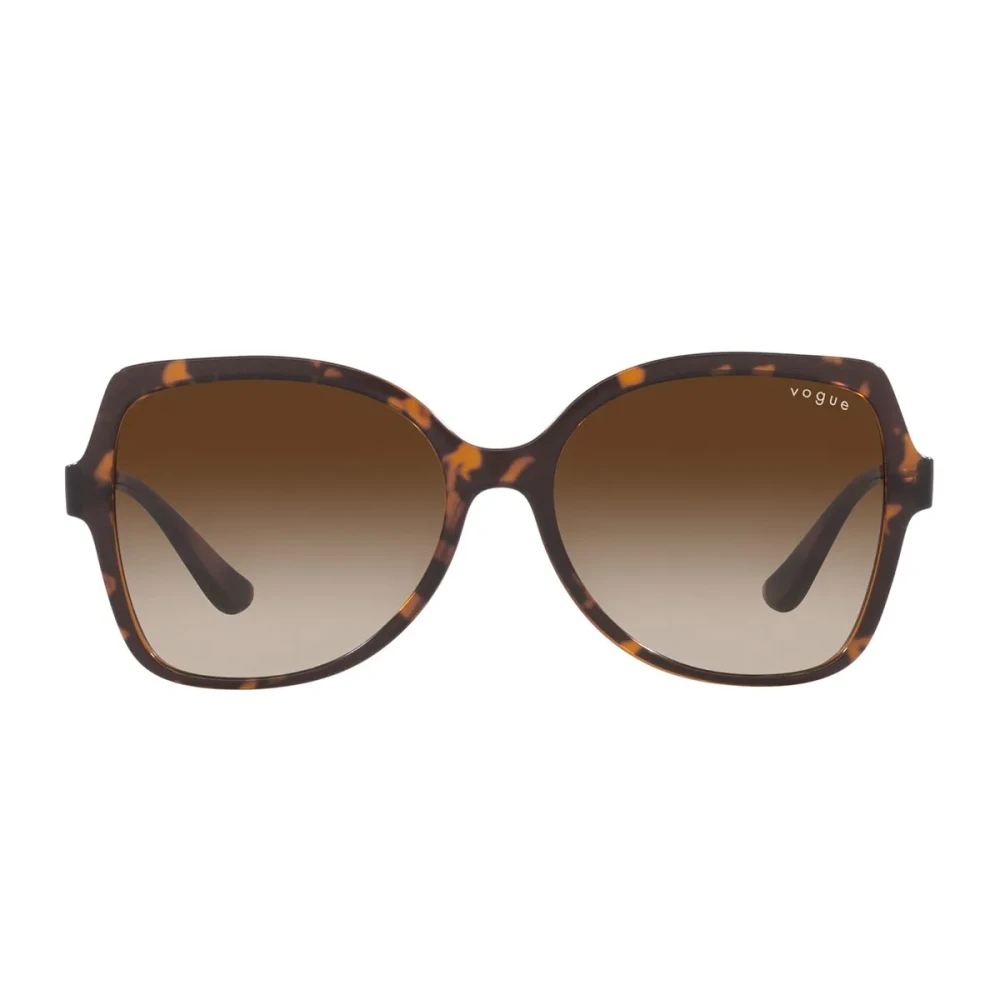 Vogue Women's Brown Butterfly Sunglasses Gradient Lenses