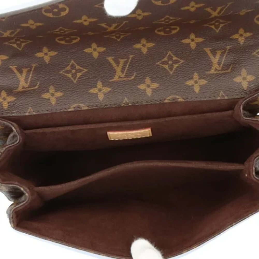 Louis Vuitton Vintage Pre-owned Canvas shoulder-bags Brown Dames