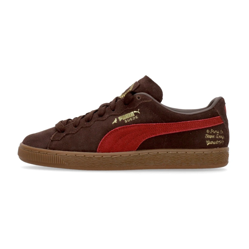 PUMA Suede Staple Låg Sko Mörk Choklad Brown, Herr