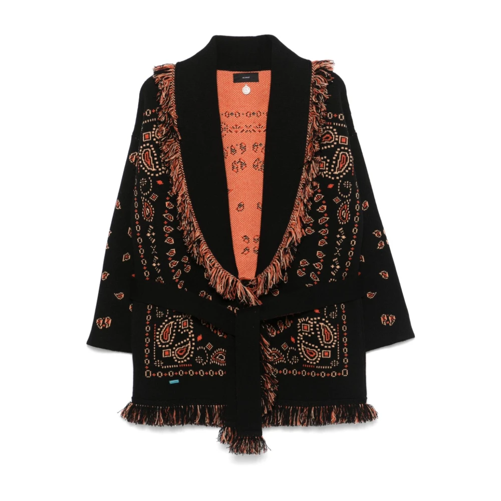 Alanui Zwarte Sweaters voor een stijlvolle uitstraling Multicolor Dames