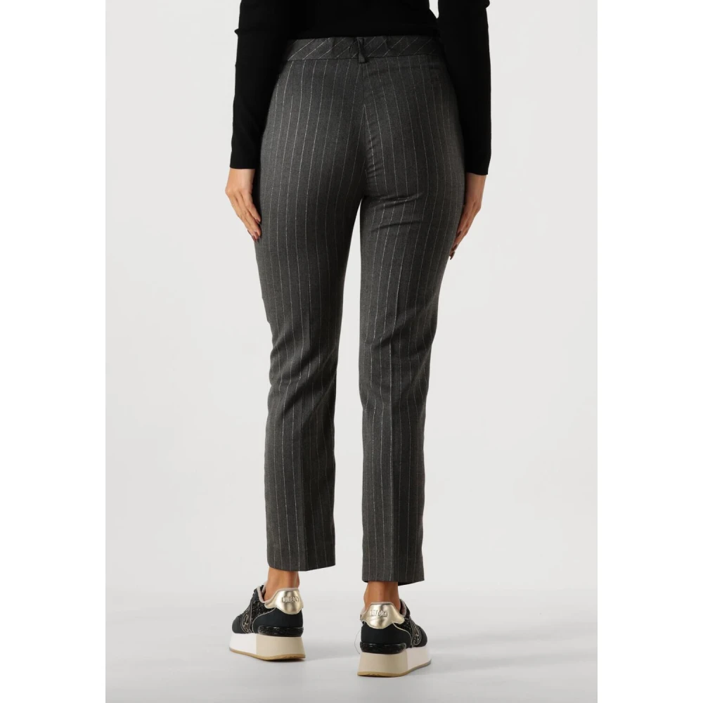Liu Jo Grijze Chino Diamond Broek Gray Dames