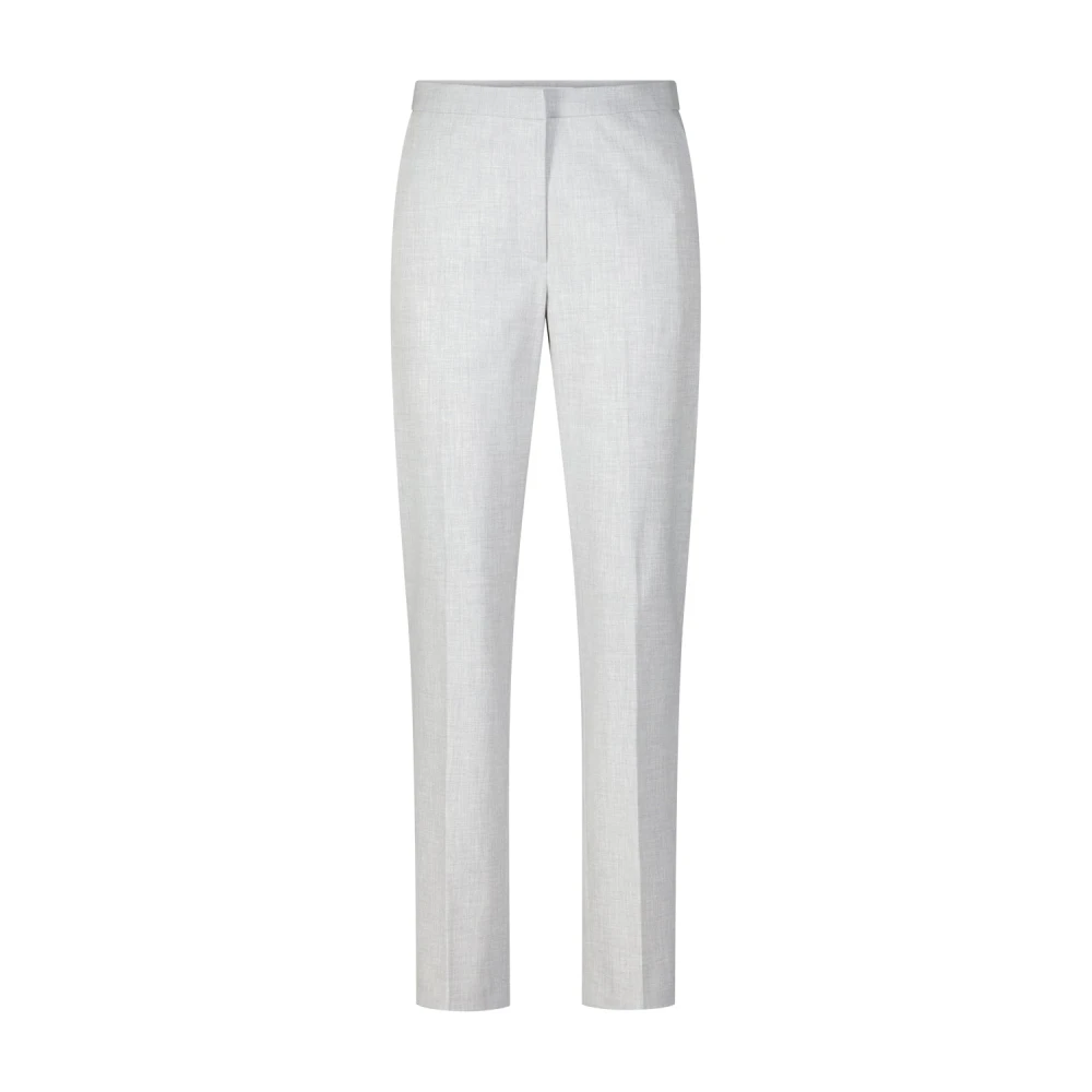RAFFAELLO ROSSI Elegante Taps Toelopende Stoffen Broek Gray Dames