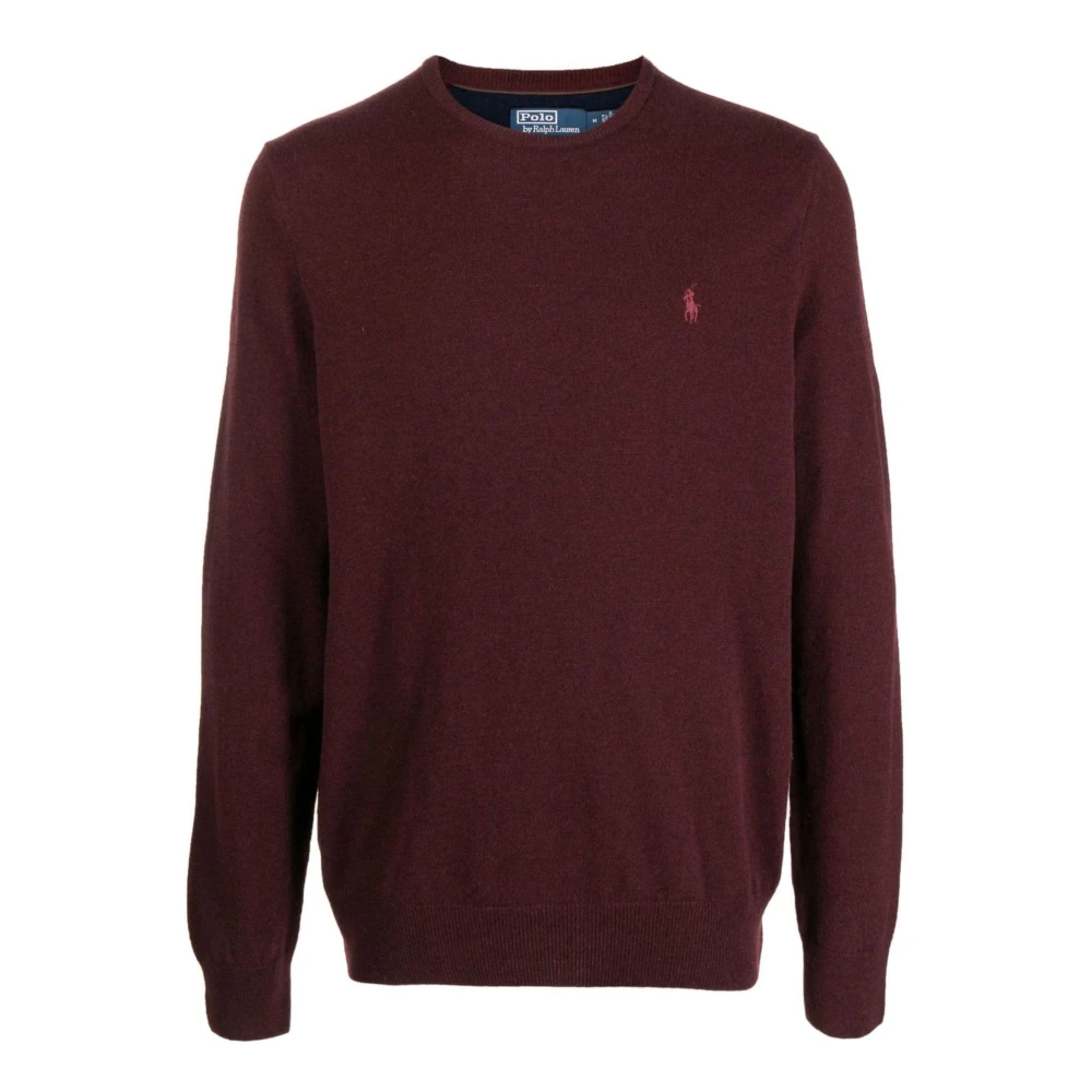 Ralph Lauren Bordeaux Woltrui met Polo Pony Red Heren