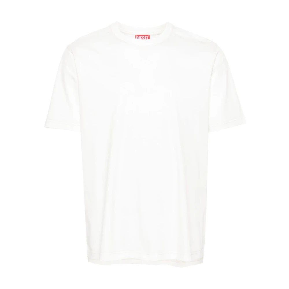 Diesel T-Must-Slits T-Shirts White Heren