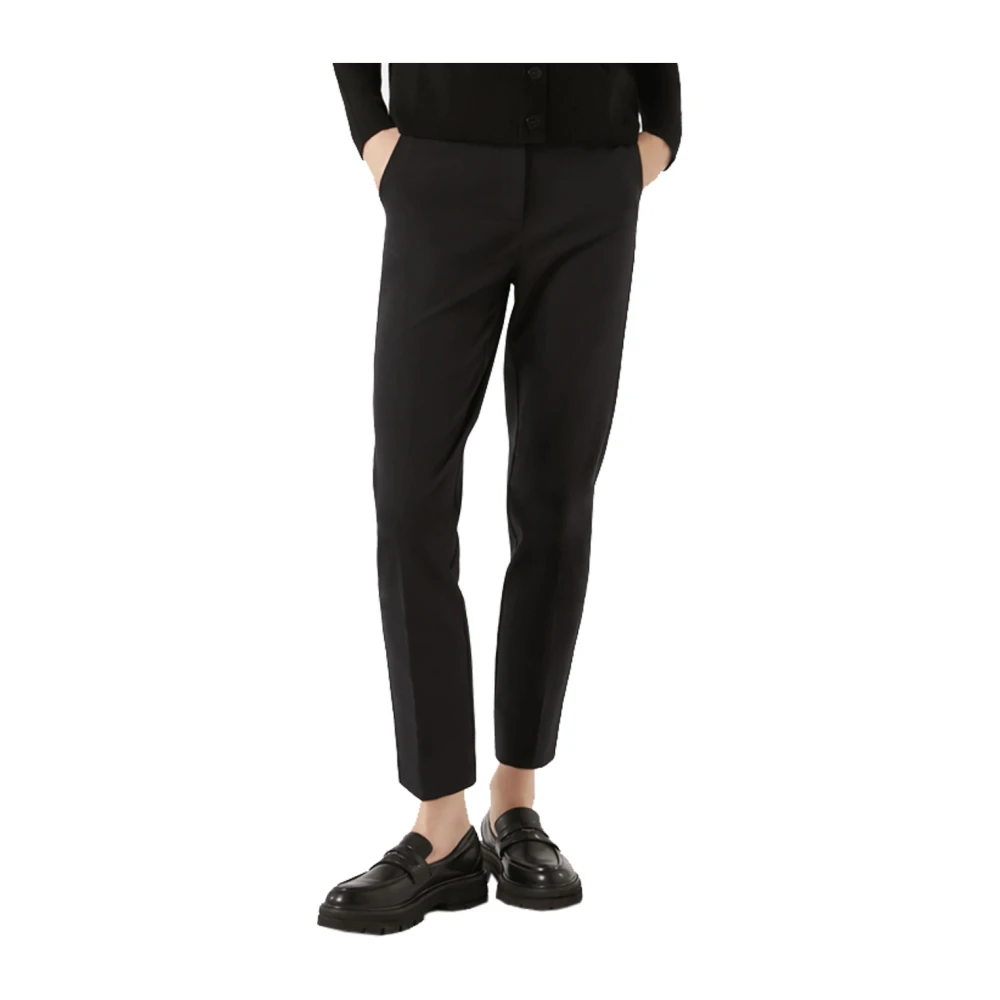 Pennyblack Hoge taille katoenen broek Black Dames