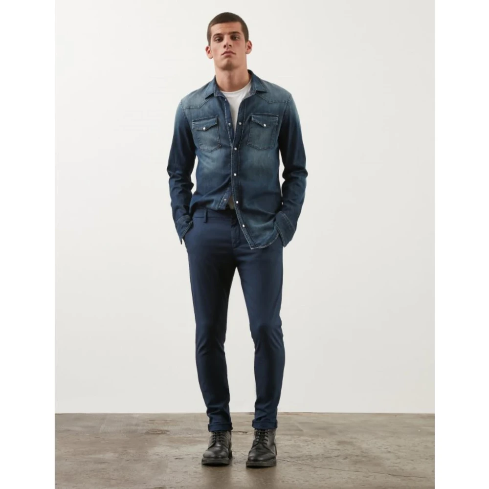 Dondup Gaubert Broek Blue Heren