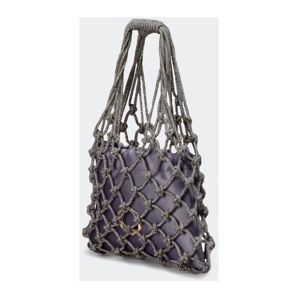 Hibourama Carrie Black Diamond Mini Tas Gray Dames