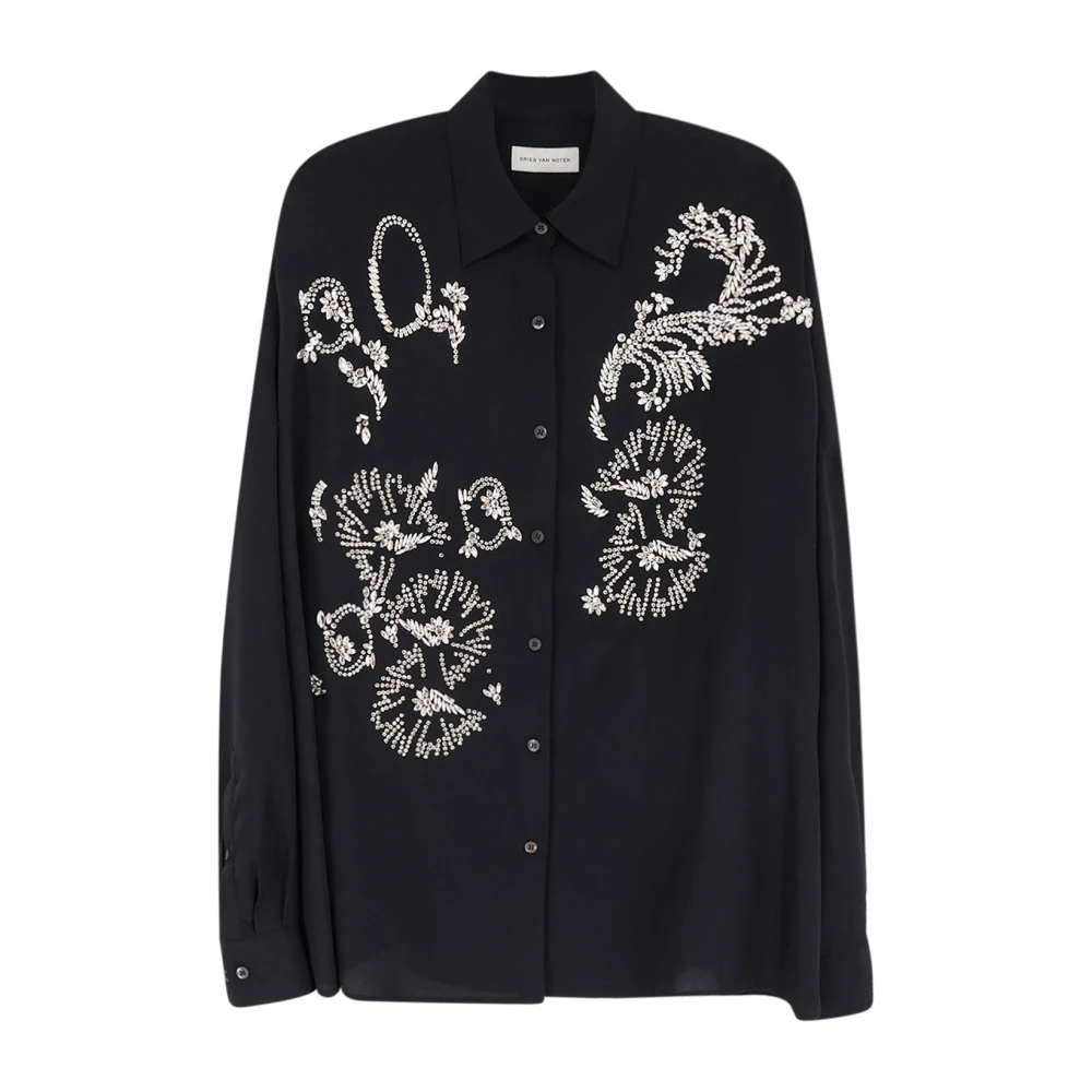 Dries Van Noten Women's Black Shirts - Shirts - S - Blouses & Shirts