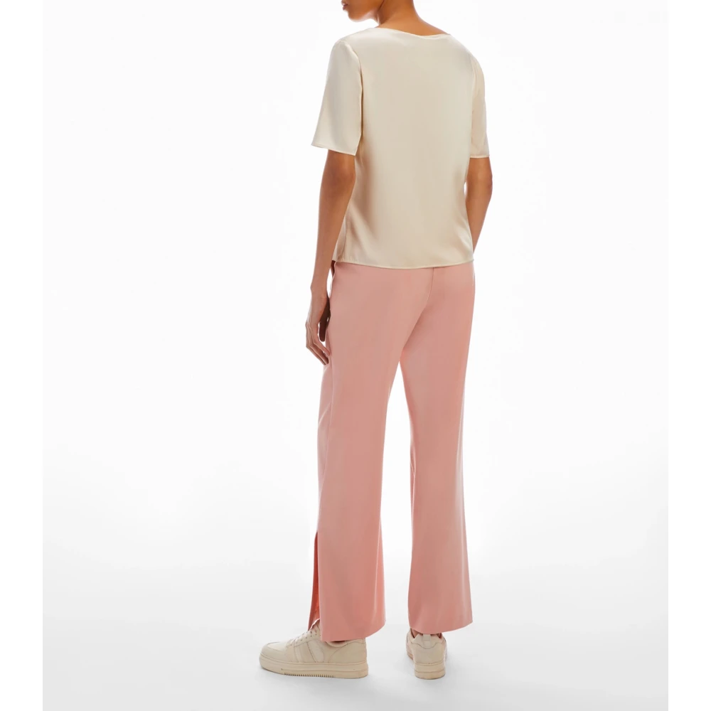 Pennyblack Zijden Satijnen Blouse Foggia Beige Dames