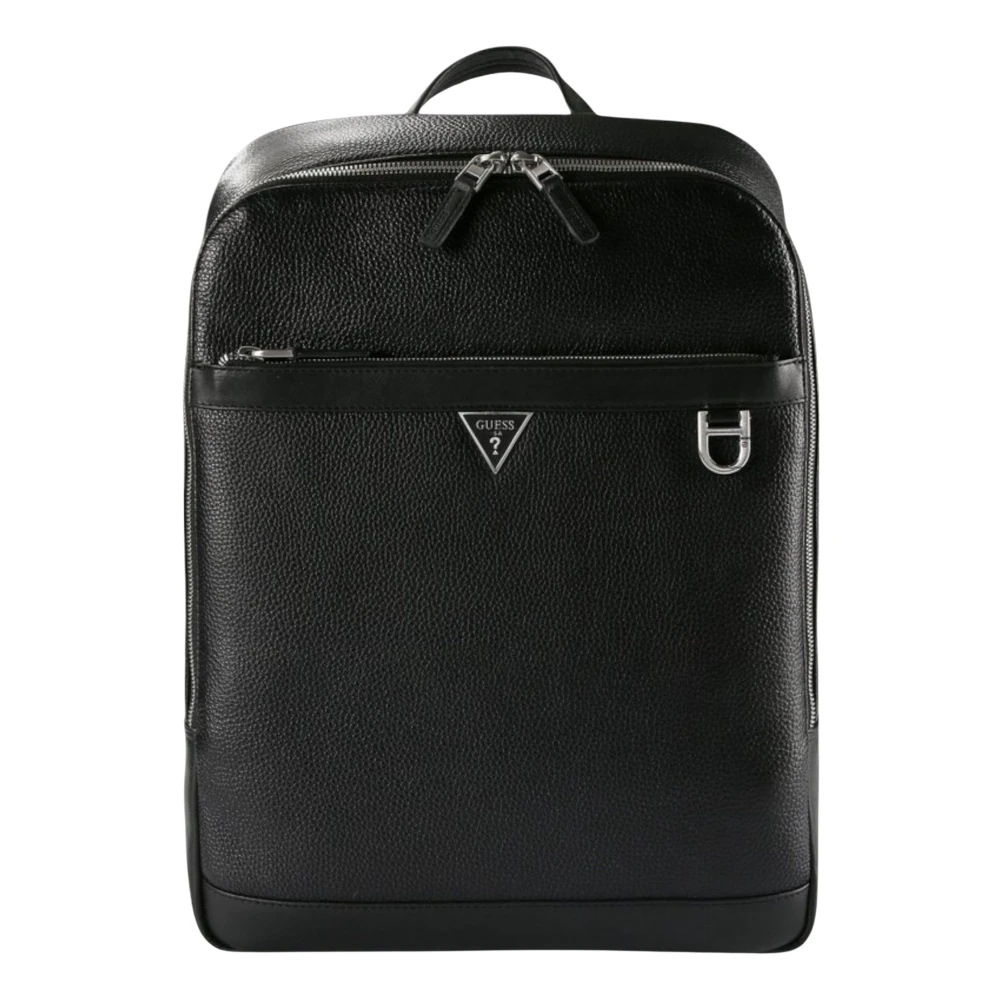 Guess Men's Black Backpacks, One Size, Backpack