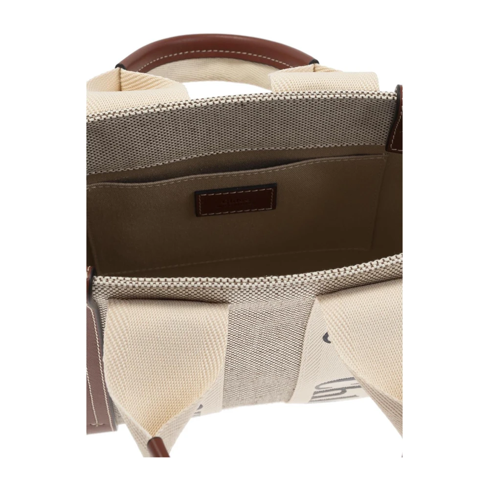 Chloé Woody shopper tas Beige Dames