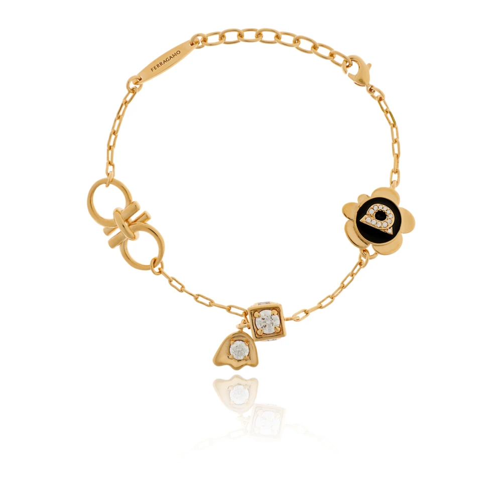 Ferragamo Gul Brass Bracelet