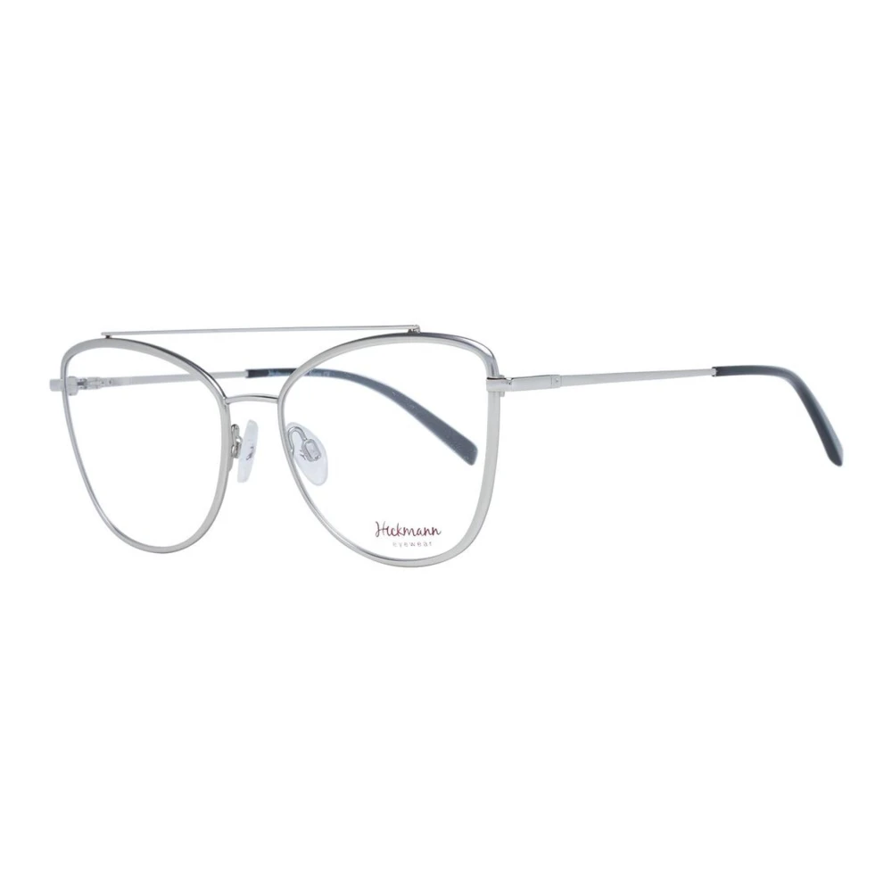 Ana Hickmann Zilveren Aviator Optische Frames met Veerscharnier Gray Dames