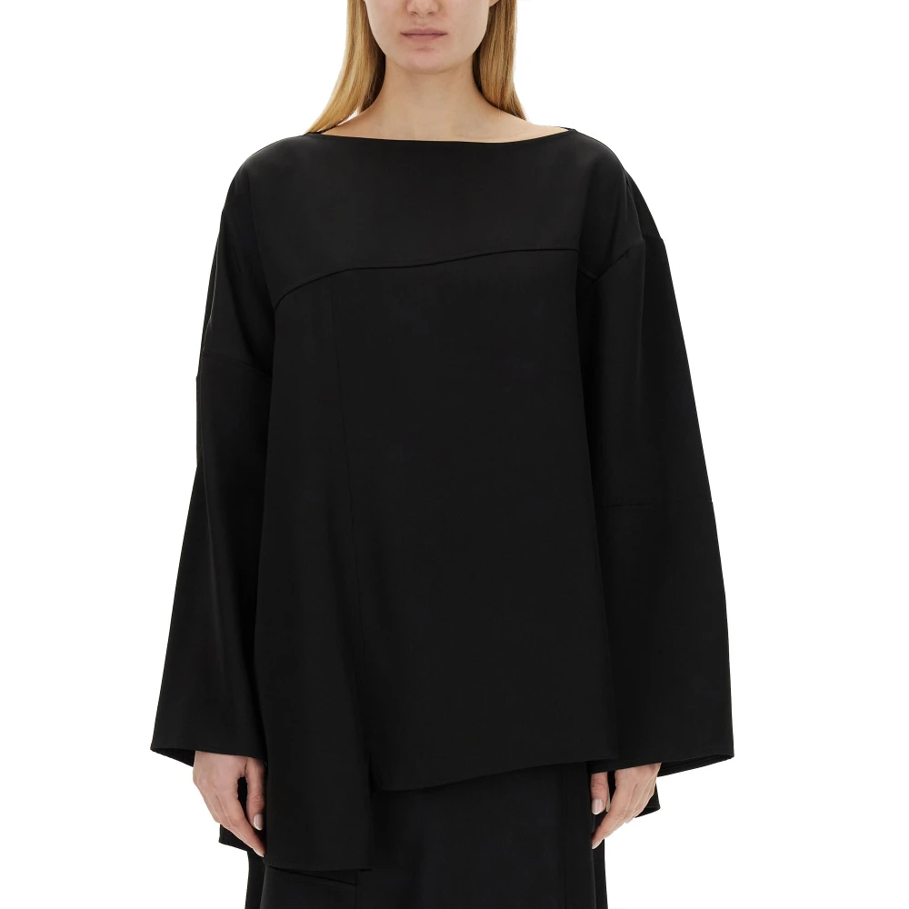 Jil Sander Vrouw Zwart Hoodies & Sweatvesten Dames, S, Top